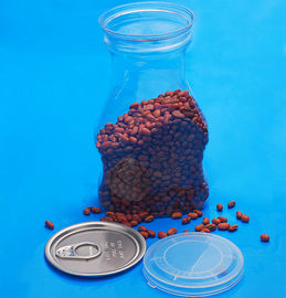 460Ml Clear Plastic Jars Food Grade PET Material 40 Degree Resistance