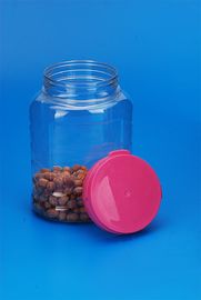 Durable Square Plastic Storage Bins Colorful Lid 88 * 73 * 120MM 58MM Caliber